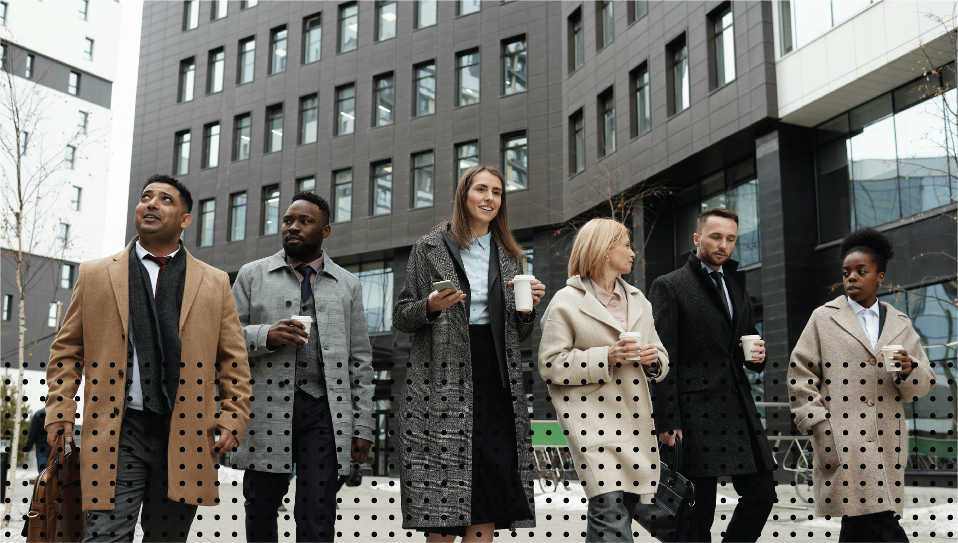 Group of people walking in the city